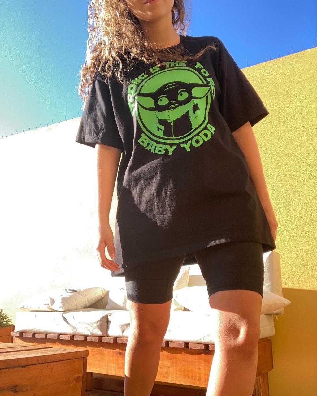 T-Shirt Star Wars -Unisex - Baby Yoda Algodão