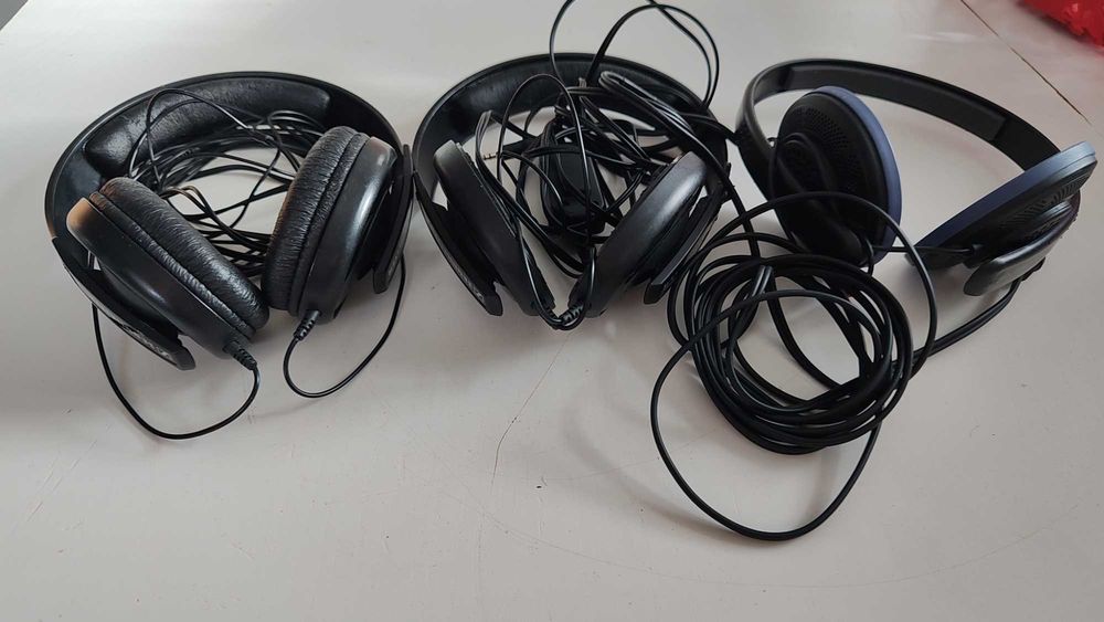 Słuchawki Sennheiser Pakiet 3 Sztuki niesprawne (gra 1 kanał)