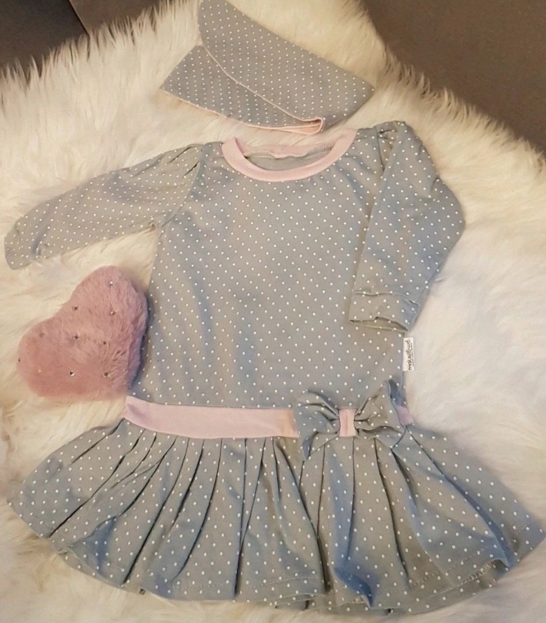 Sukienka dla małej dziewczynki 68
