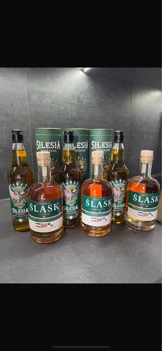 Kolejkcjonerskie butelki WKS ŚLĄSK WROCŁAW