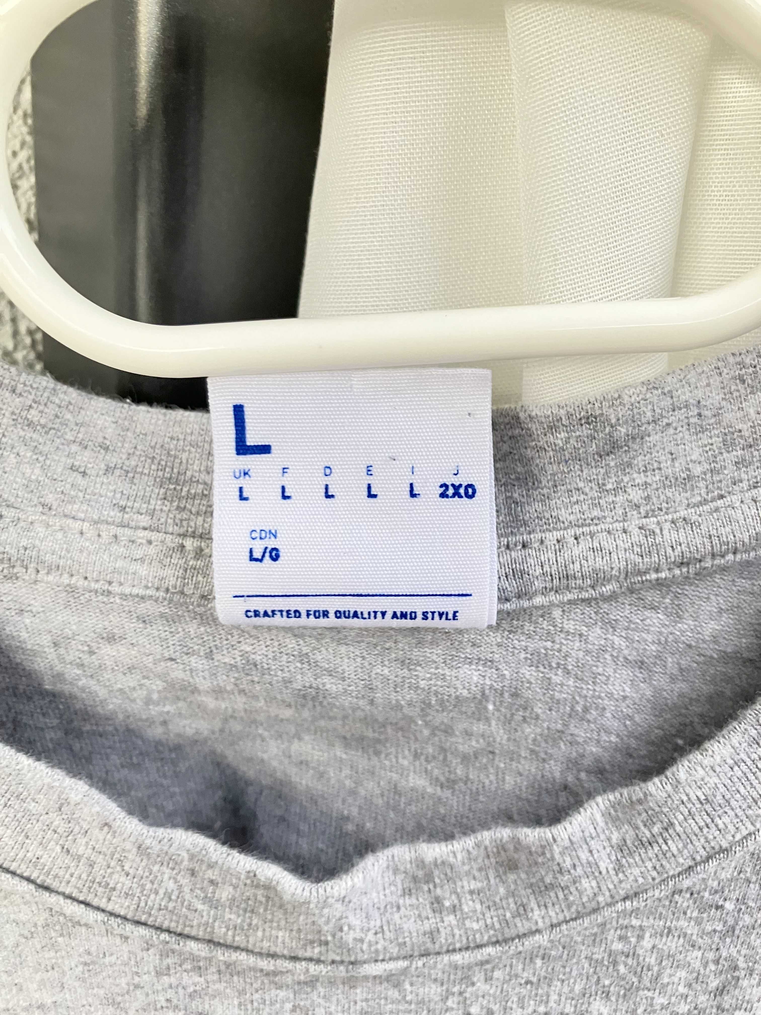 Reebok classic szary t-shirt koszulka męska mięsista bawełna logo
