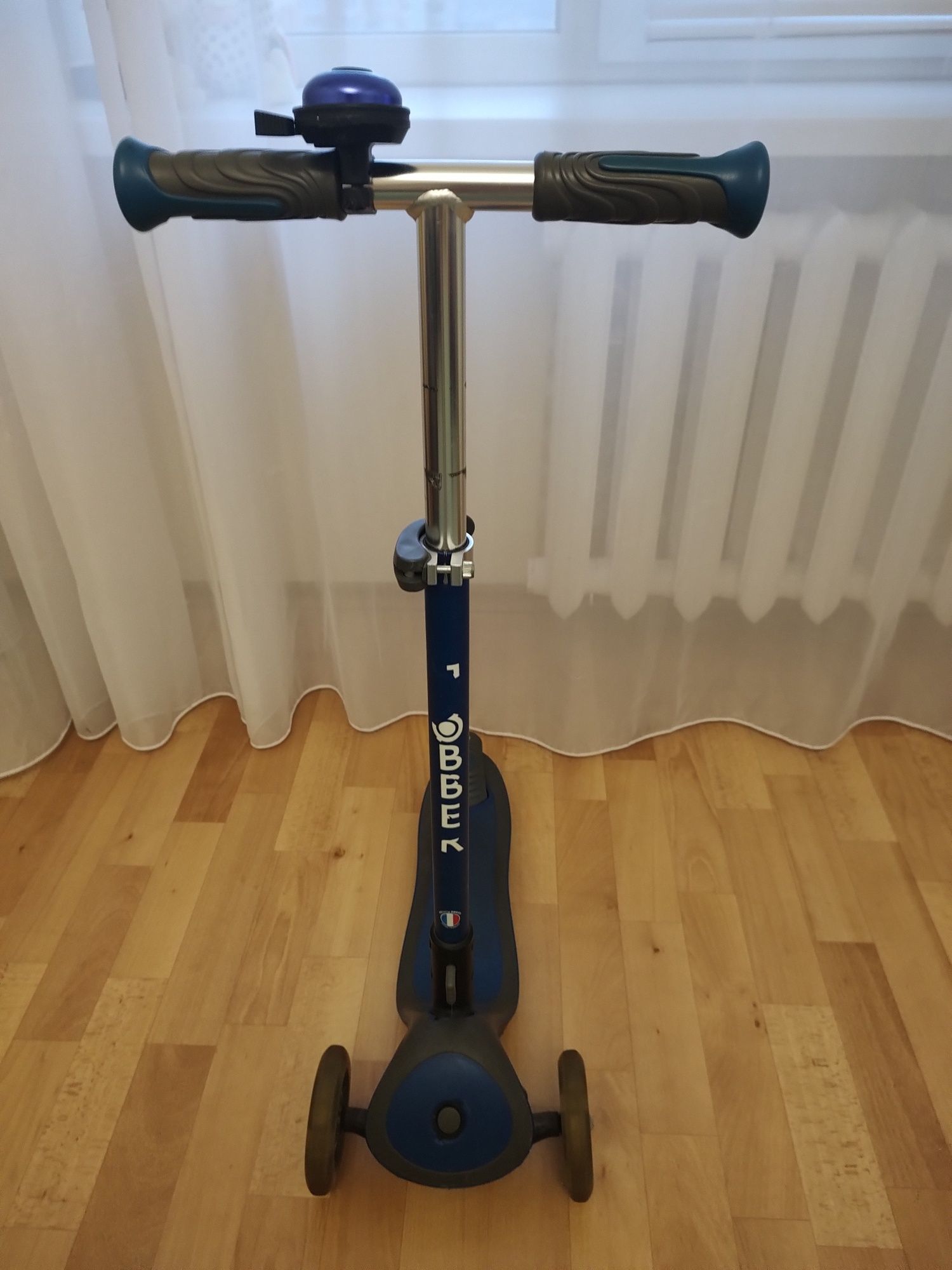 Самокат Globber Fold Up Elite Deluxe (синій)