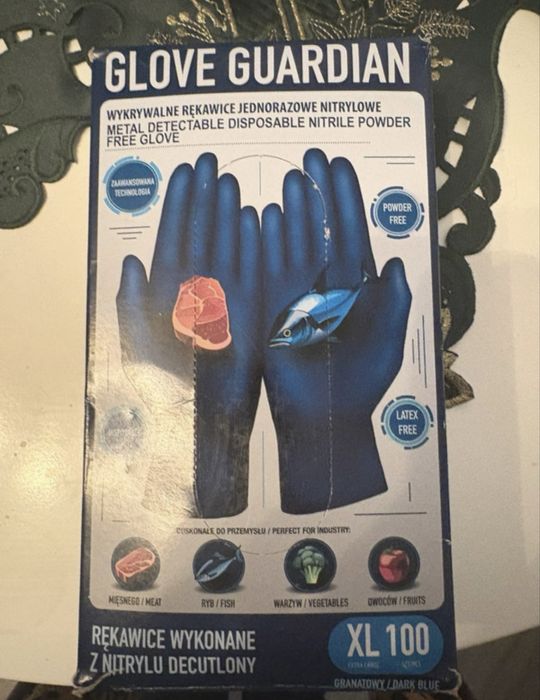 Rękawiczki nitrylowe XL 100 sztuk