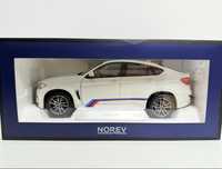 BMW X6M F16 biały full open limit 200 sztuk Norev 1/18