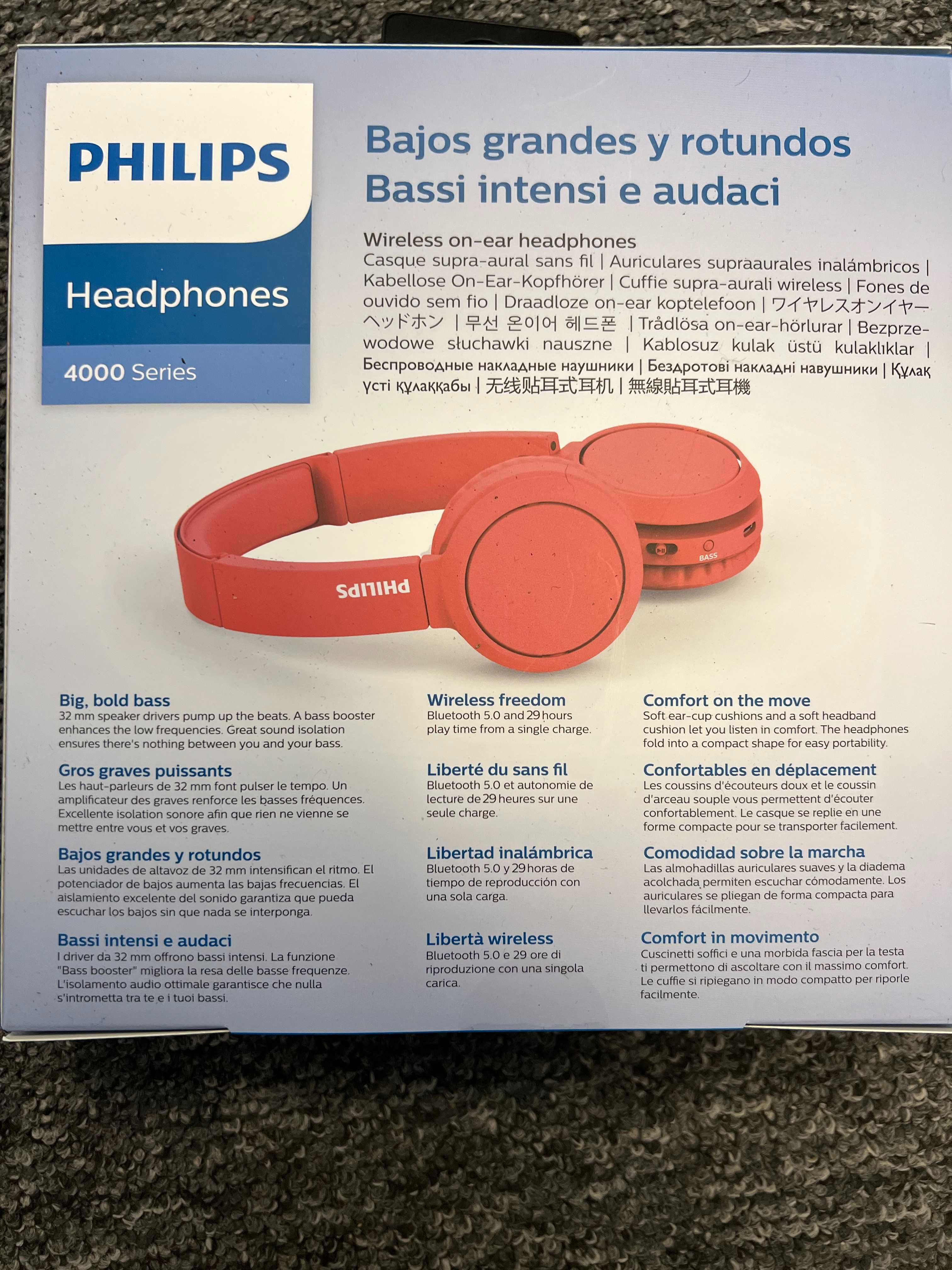 Słuchawki Bluetooth Philips TAH4205RD