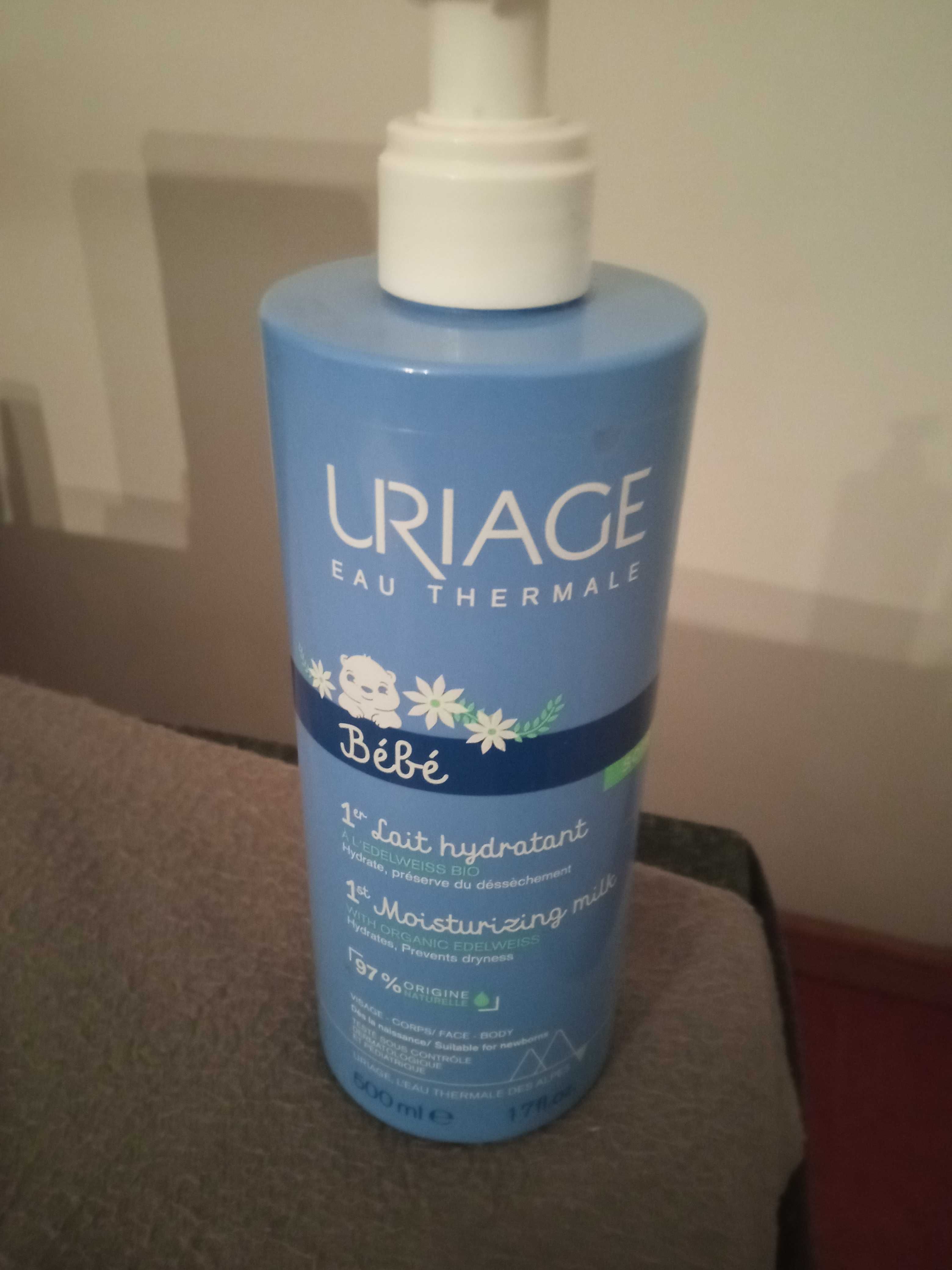 Uriage Bebé, Change Cream, 100 ml + Lait Hydratant, 500 ml