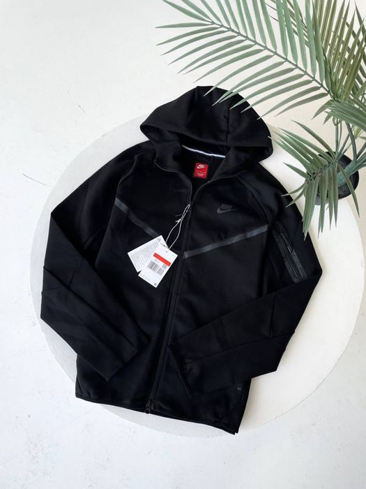 Костюм Nike Tech Fleece чорний/ спортивний костюм чоловічий найк теч