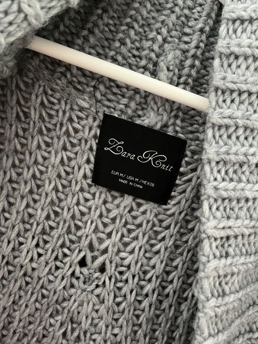 Szary kardigan zara M