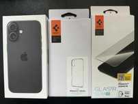 NOWY Apple iPhone 16 128GB BLACK Czarny * GRATIS Etui i szkło SPIGEN *