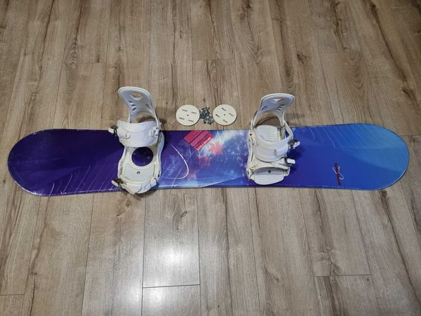 Deska snowboardowa 150cm + wiązania