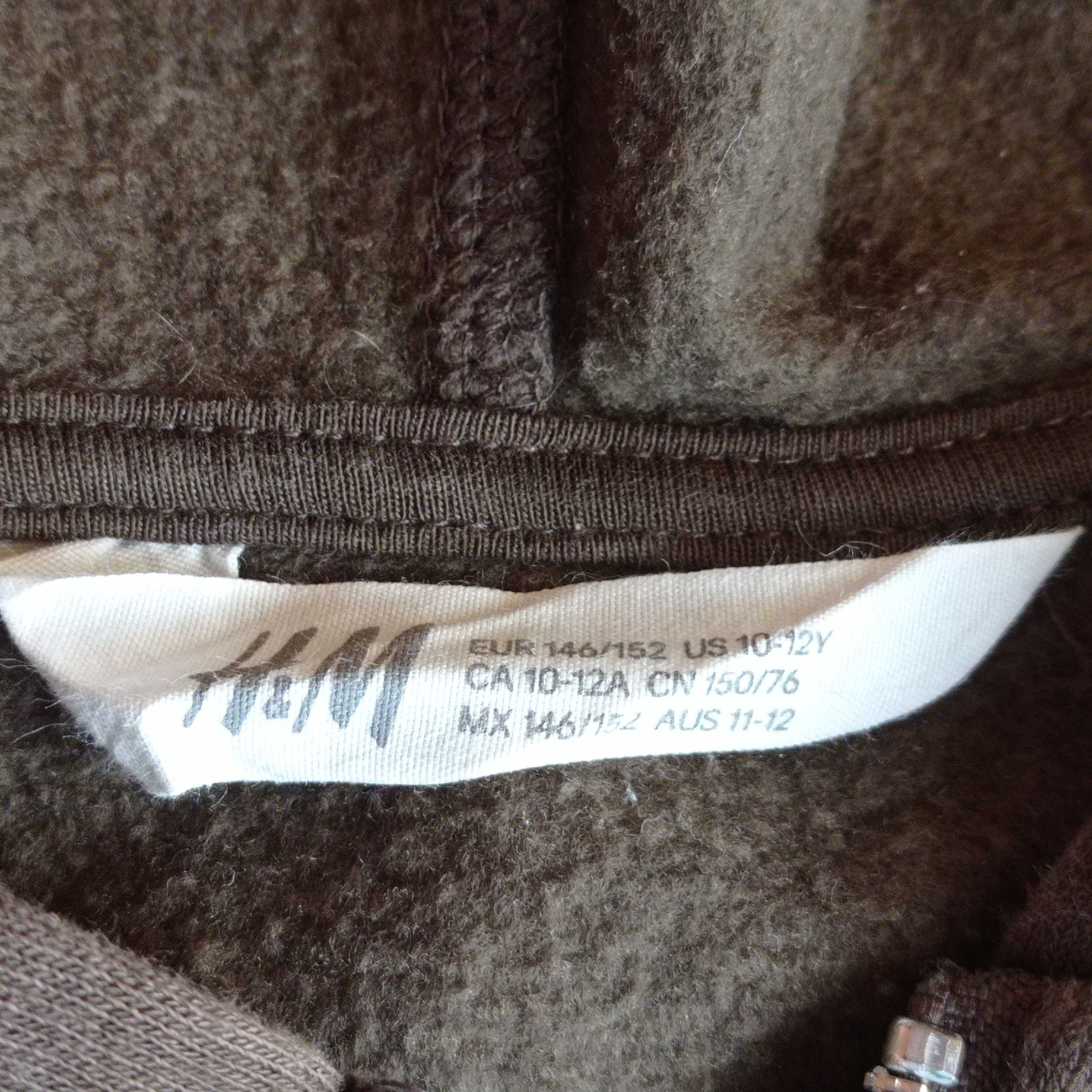 H&M bluza kaptur kangurka Jednorożec rozpinana 10-12lat 146-152cm