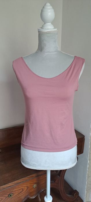 Top rosa licra tamM