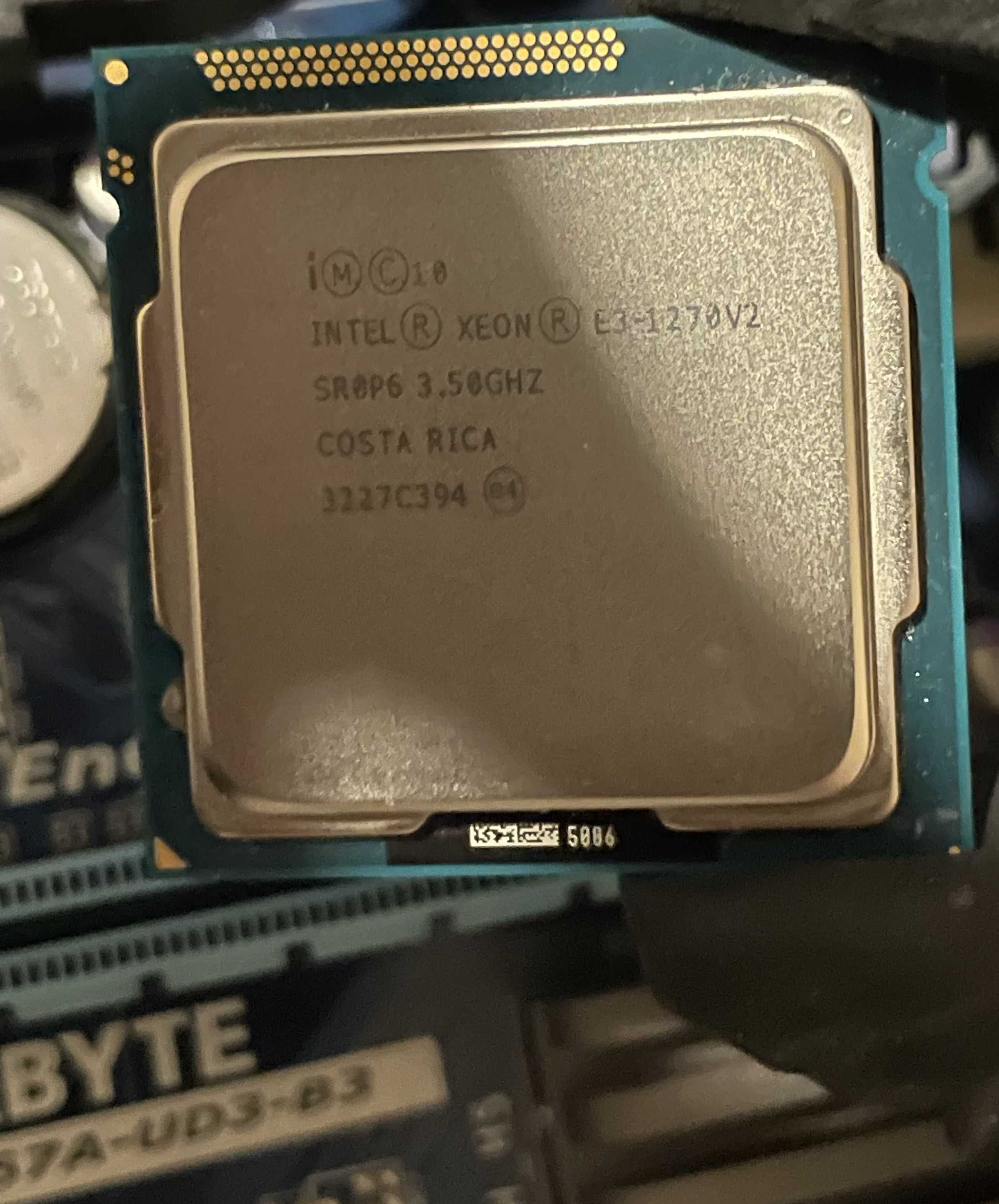 Płyta główna GA-P67A-UD3-B3 LGA1155 Intel Xeon E3-1270V2 3.5GHz + DDR3