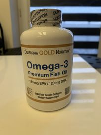 Olej rybny Omega-3 Premium od California Gold Nutrition