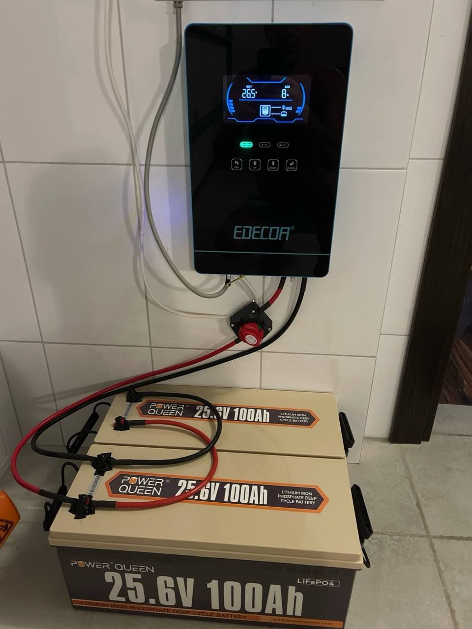 Акумулятор Power Queen 24v 100Ah літій залізо фосфартний lifepo4