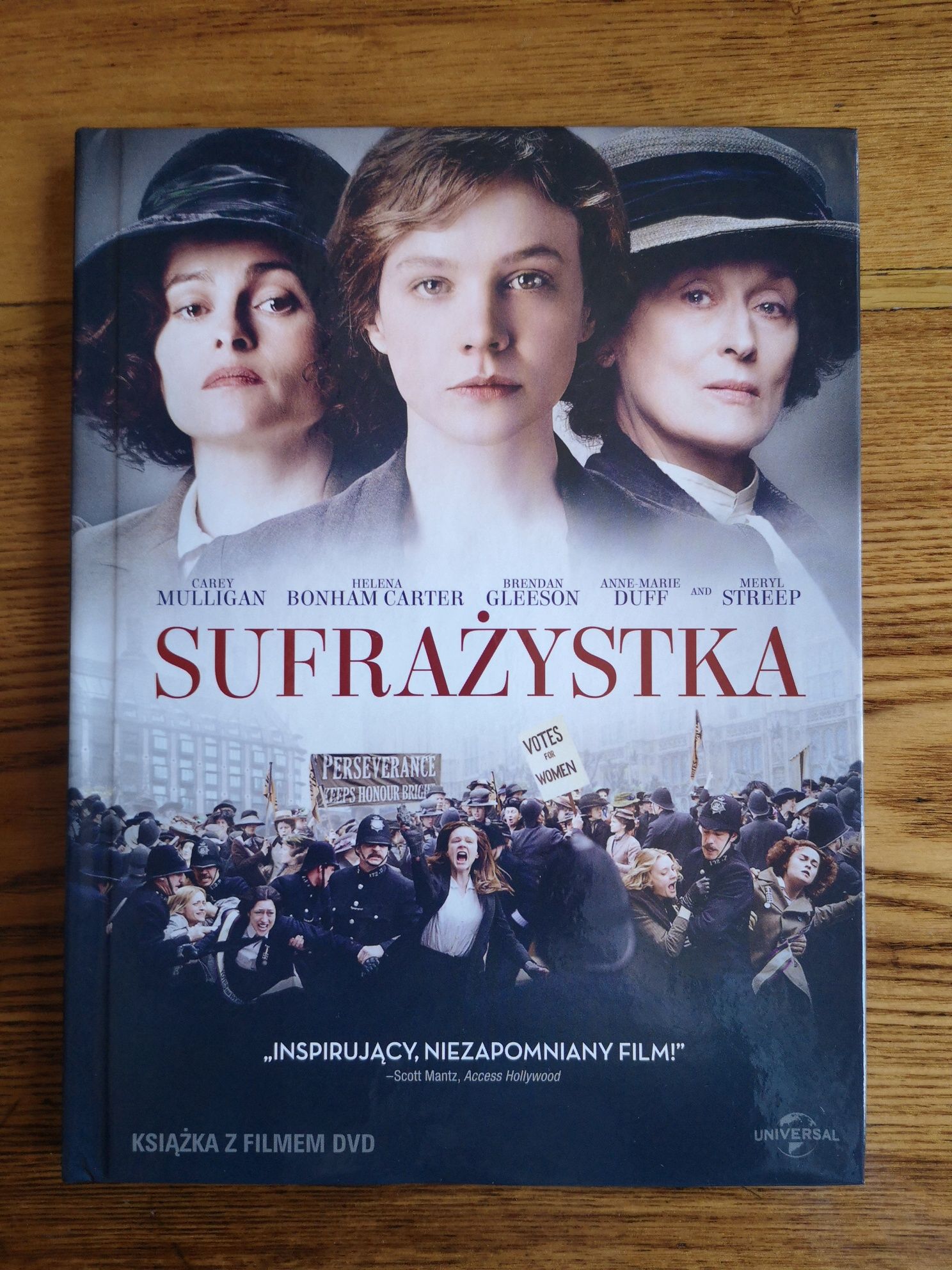 Płyta DVD: Sufrażystka - Carey Mulligan; wydanie książkowe!