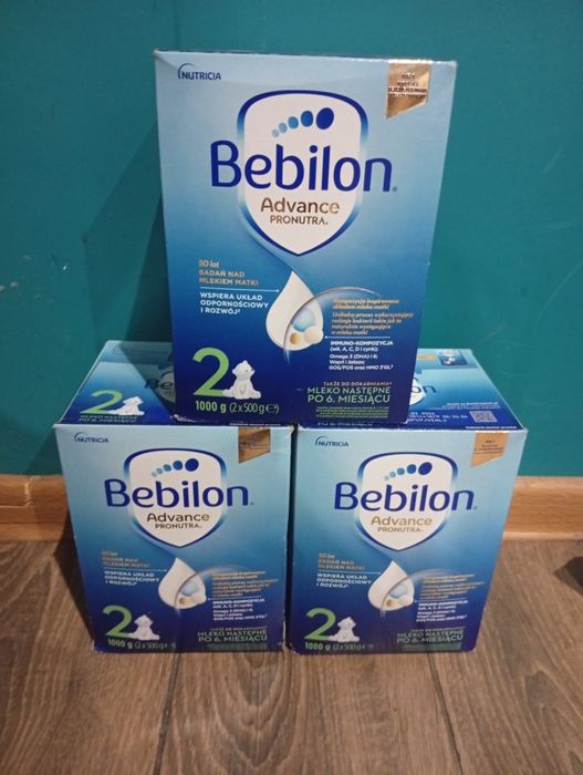 Mleko bebilon 2 -3 pudełka