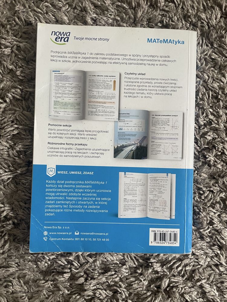 Matematyka 1 nowa era poziom podstawowy