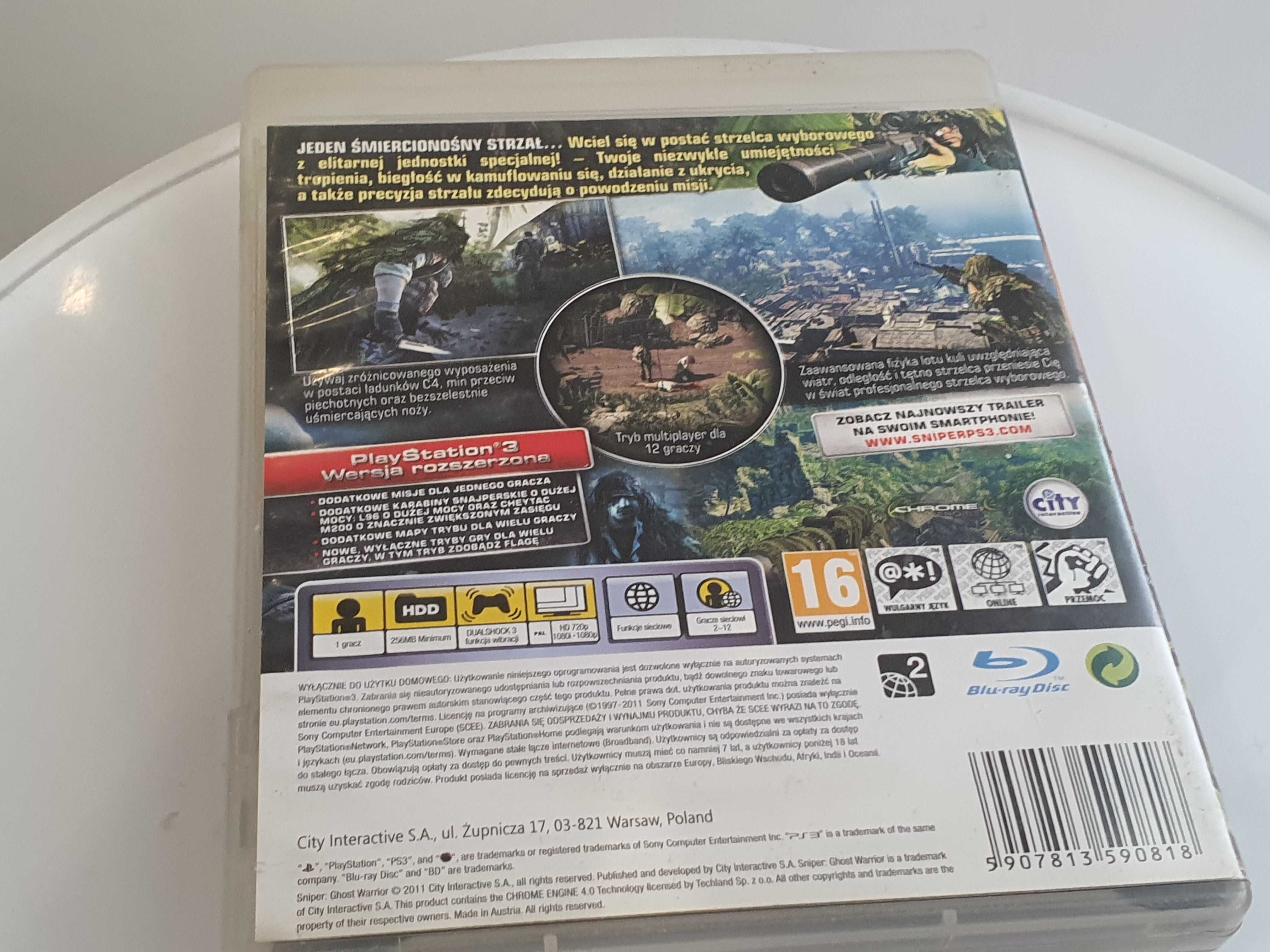 Sniper Ghost Warrior PS3 PL Wersja Sklep Zamiana