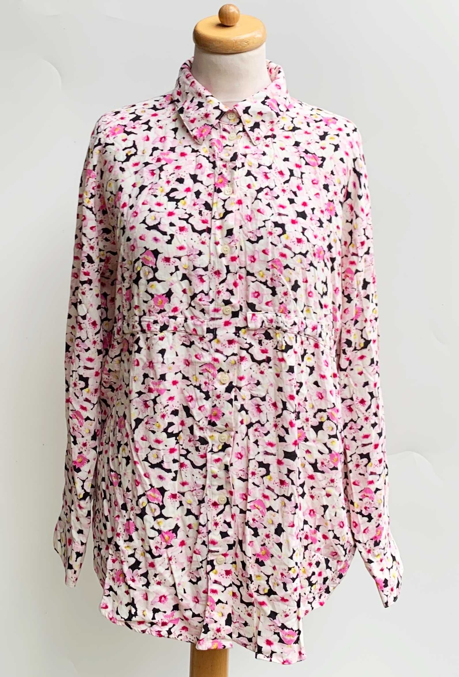 Koszula Ciążowa M 38 H&M Mama Kwiaty Ciąża Elegancka Kwiatki