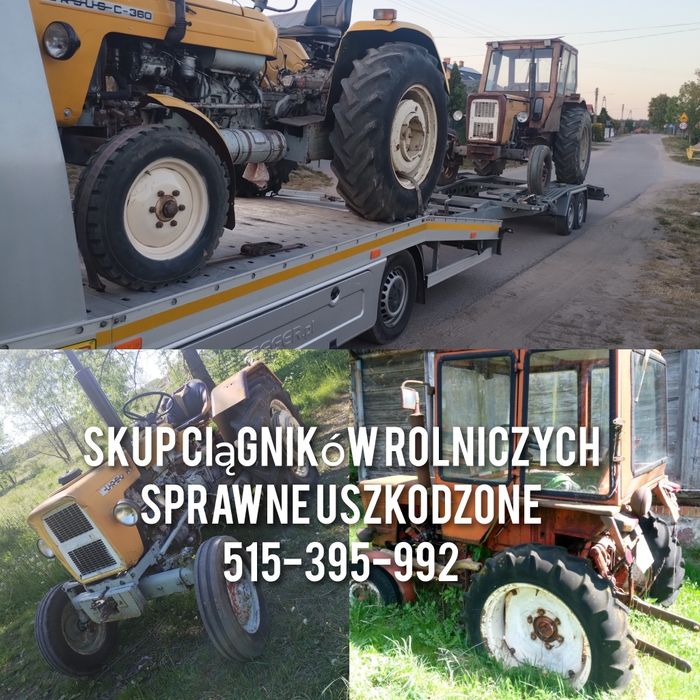 Skup ciągniki maszyny rolnicze