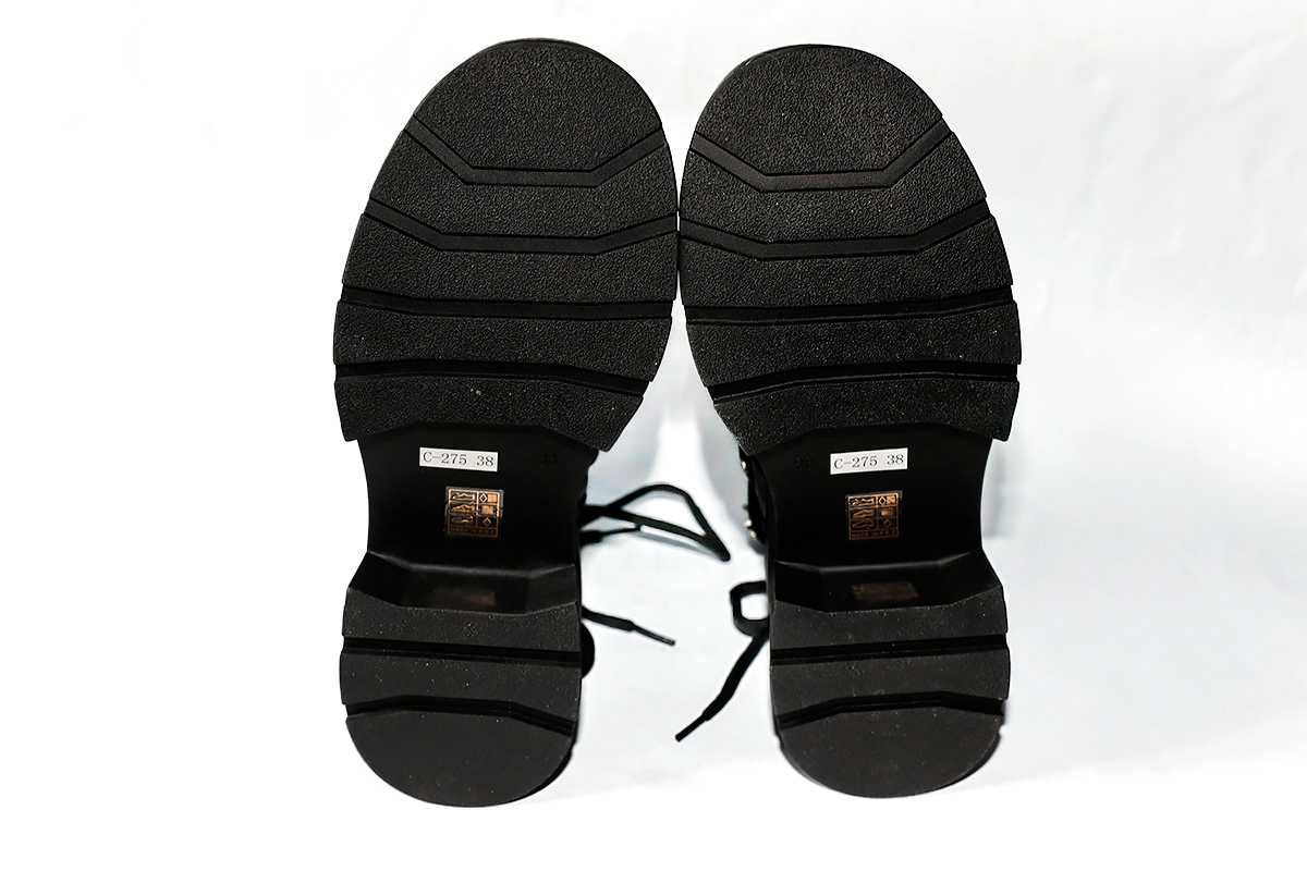Buty kozaki zimowe botki ocieplane Stephan 38