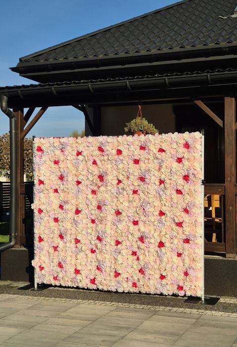 Ścianka kwiatowa wesele, chrzciny, eventy, komunie, imprezy, dekoracje