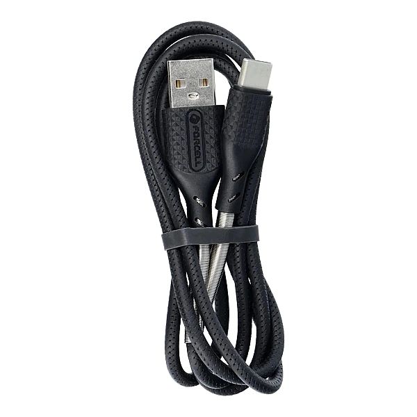 Kabel USB - USB-C Quick Charge 3.0/3A 1 metr czarny