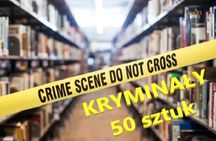 Zestaw 50 książek kryminał sensacja - wyprzedaż