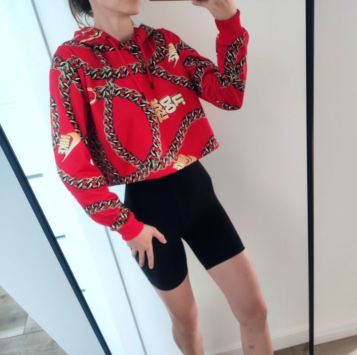 Bluza krótka z kapturem Nike just do it