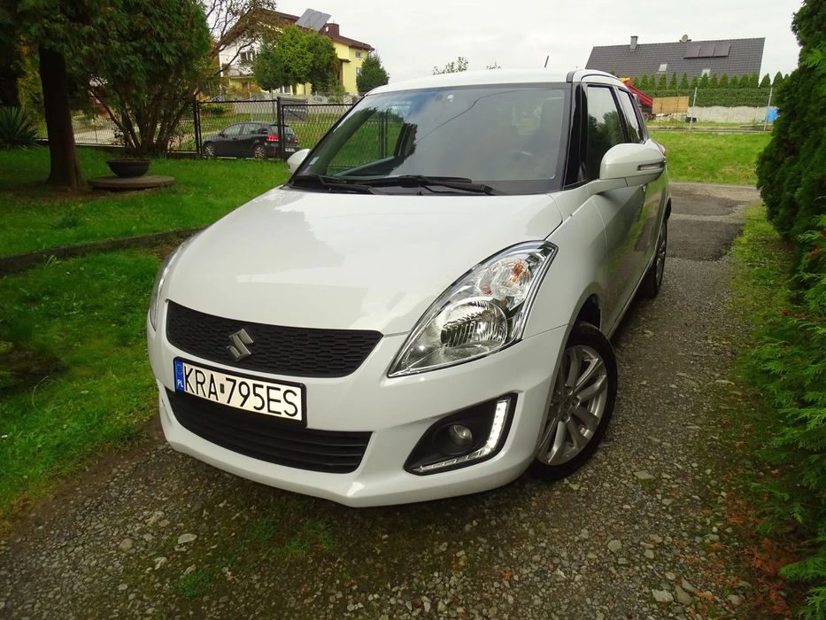 Suzuki Swift 1.2 94KM 4X4 Biała Perła Szyberdach Piękny Serwisowany Mały Przebieg