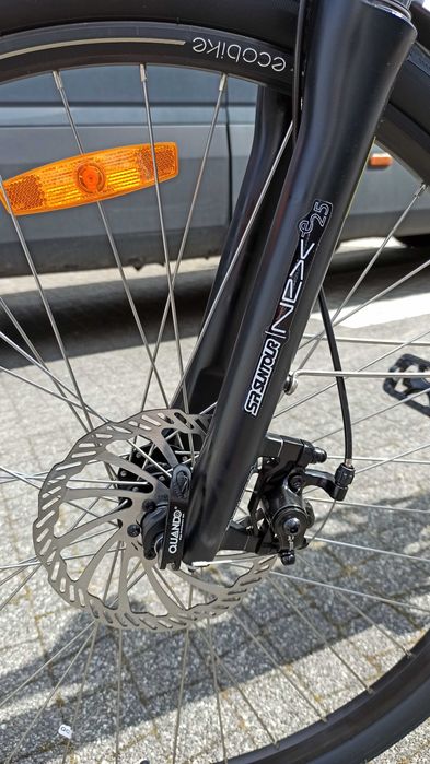 Rower elektryczny miejski Ecobike X-City Coffee 17.5Ah model 2023