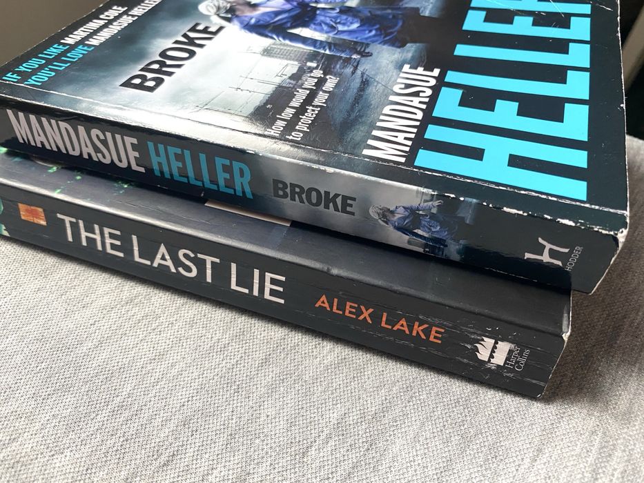 Alex Lake — The Last Lie, Mandasue Heller — Broke (книги англійською)