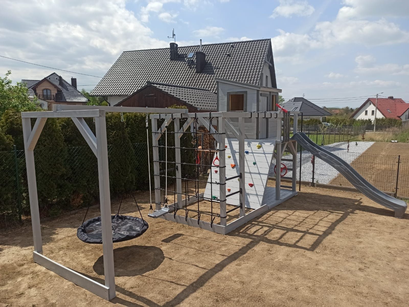 Solidny plac zabaw MAŁPI GAJ model BLAZE MAX
