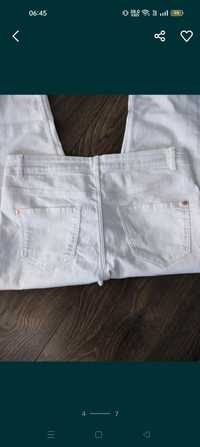 Damskie  białe spodnie Jeans Orsay 40