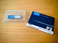 SSD Crucial 1TB P2 M.2 2280 3D NAND NVMe PCIe - CT1000P2SSD8 - NOVO
