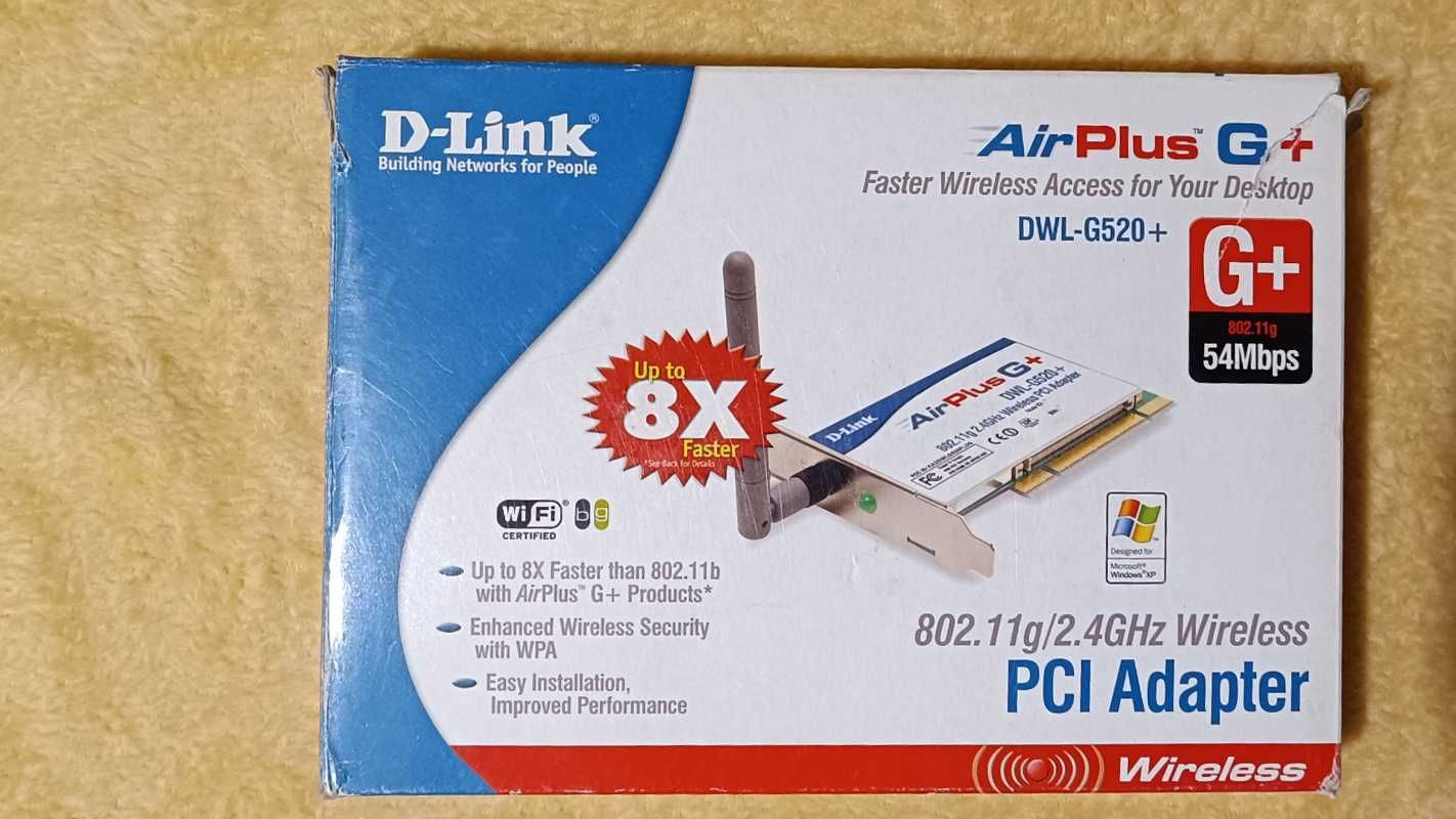 D-Link Air Plus G+ PCI Adapter