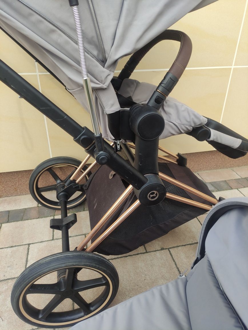 Wózek Cybex Priam 2.0 2w1 rose gold spacerówka i gondola