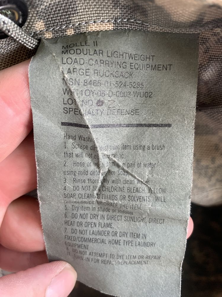 Plecak us army acu ucp Molle II  60 litrow