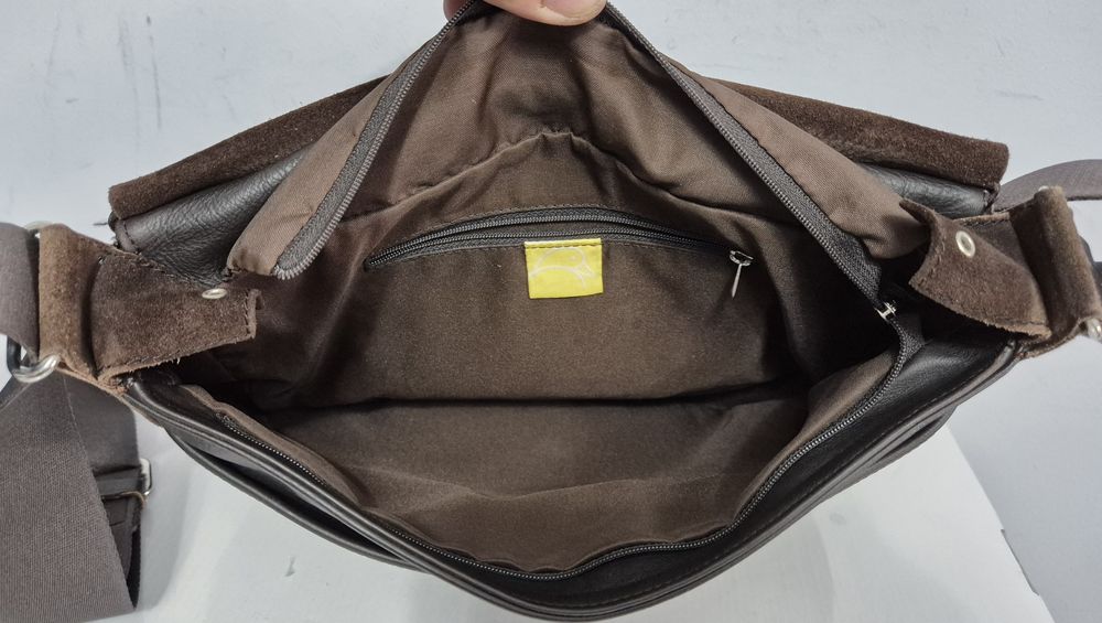 MANDARINA DUCK torebka na ramię skóra naturalna