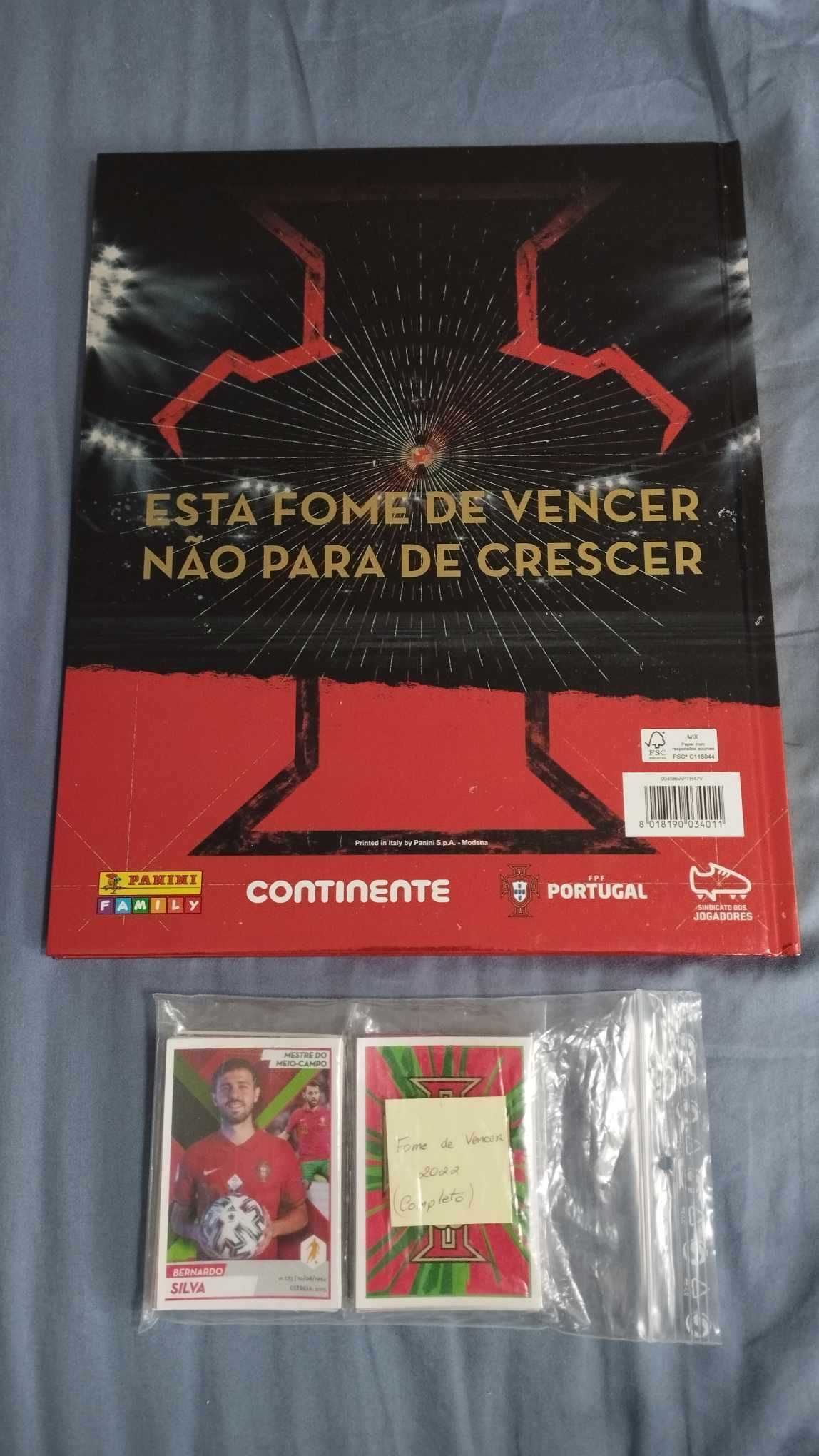 Caderneta Vazia + Cromos por colar Fome Vencer 2022 (Completa) PANINI