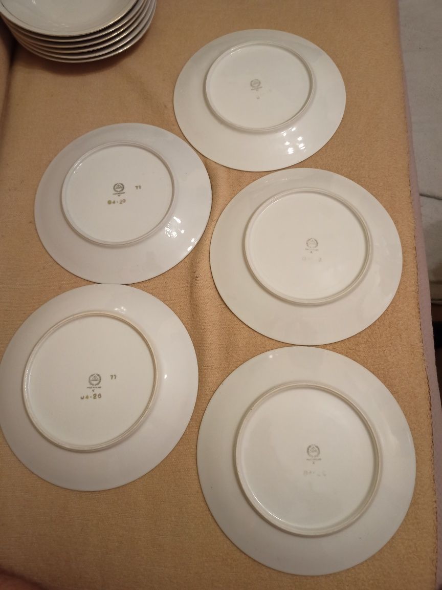 Talerze Porcelanowe Chodzież PRL