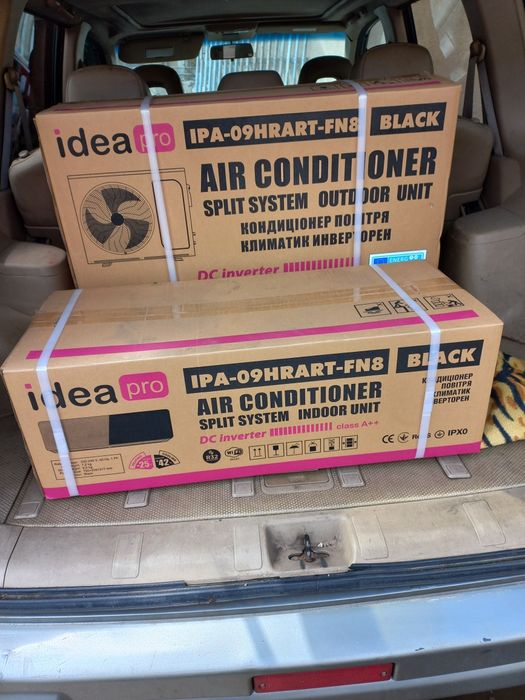 28 ОКТЯБРЯ . ЧЕРНЫЙ КОНДИЦИОНЕР IDEA. Inverter.  Доставка.  Монтаж.