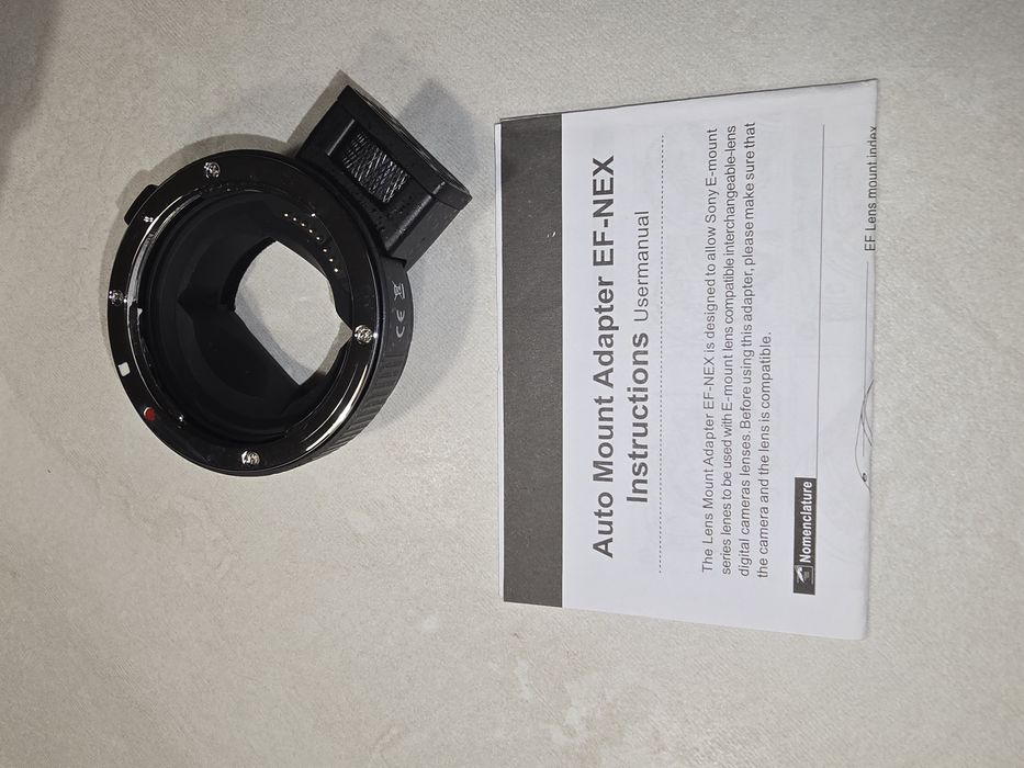 Adapter Sony EF-NEX (A5) A6---