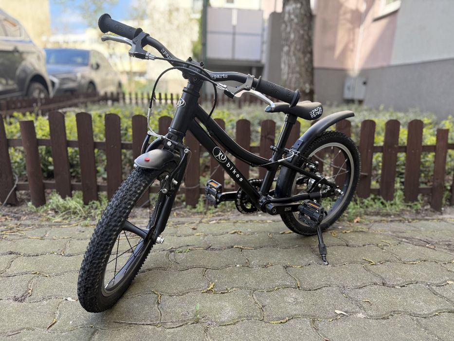 Kubikes Lekki Rower Dla Dzieci 16" S czarny