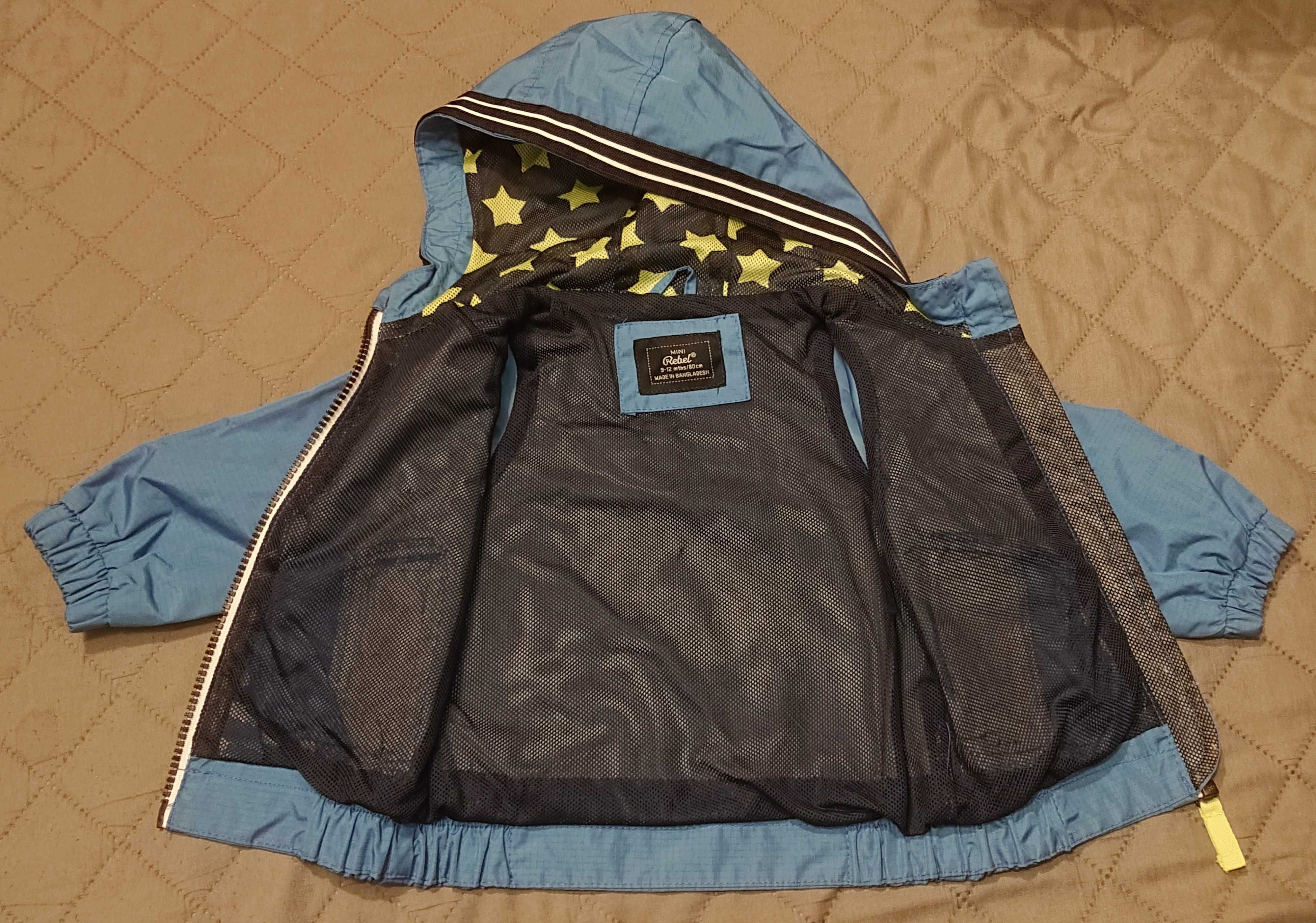Mini Rebel r. 80 / jesienno - wiosenna kurtka / kurteczka z kapturem