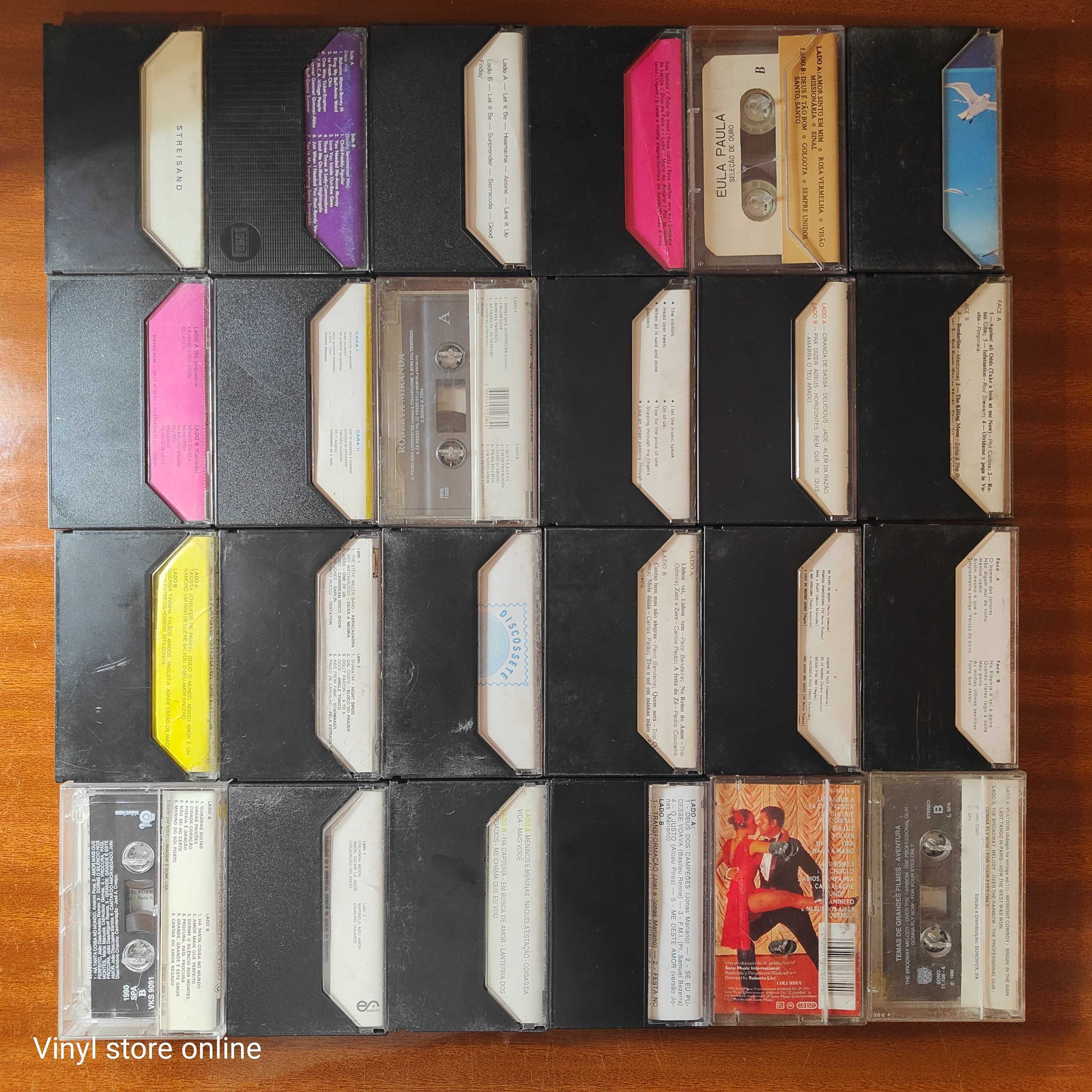 REF: 002 - Lote 24 Cassetes Musica Portuguesa 15 euros