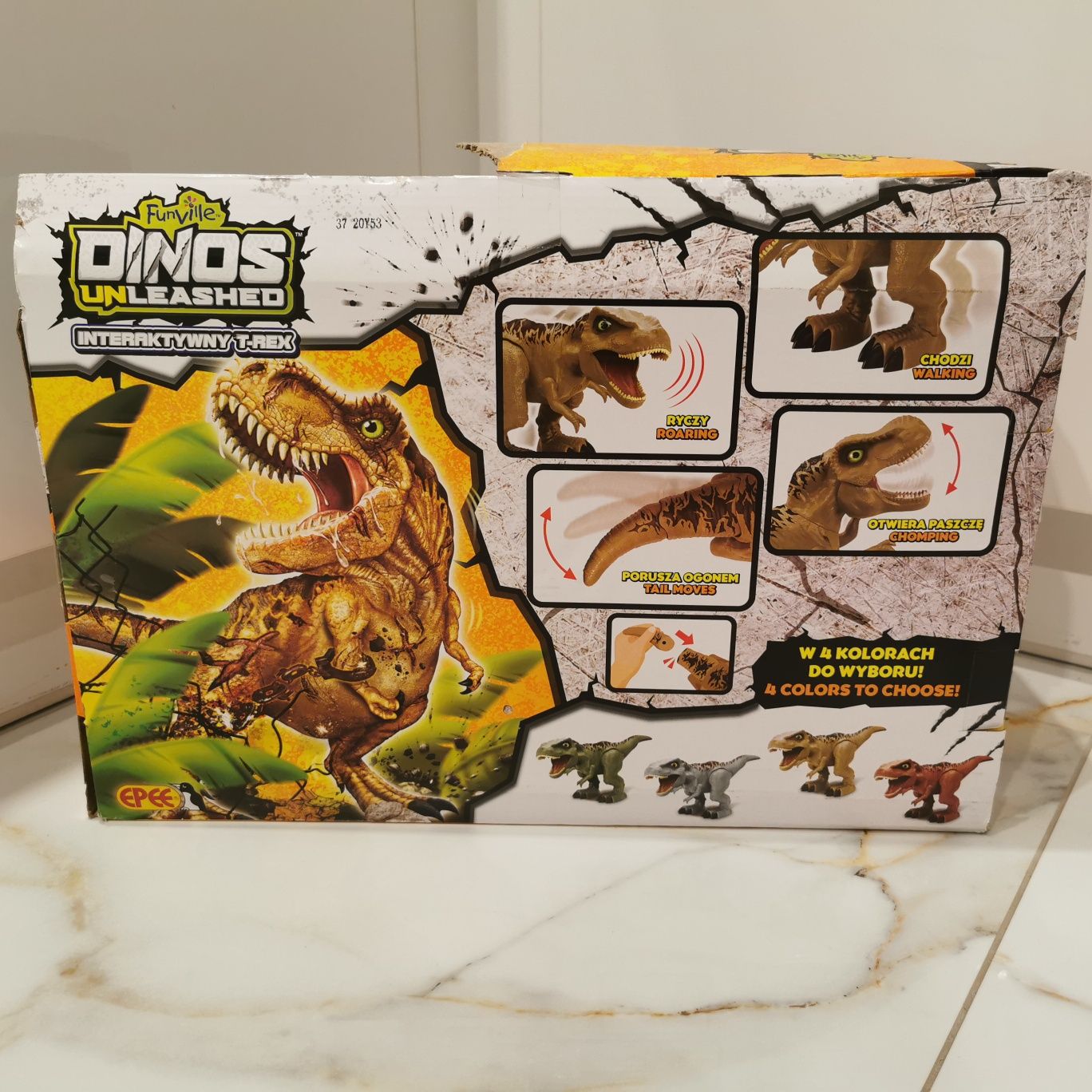 Interaktywny dinozaur T-rex Dinos Unlashed