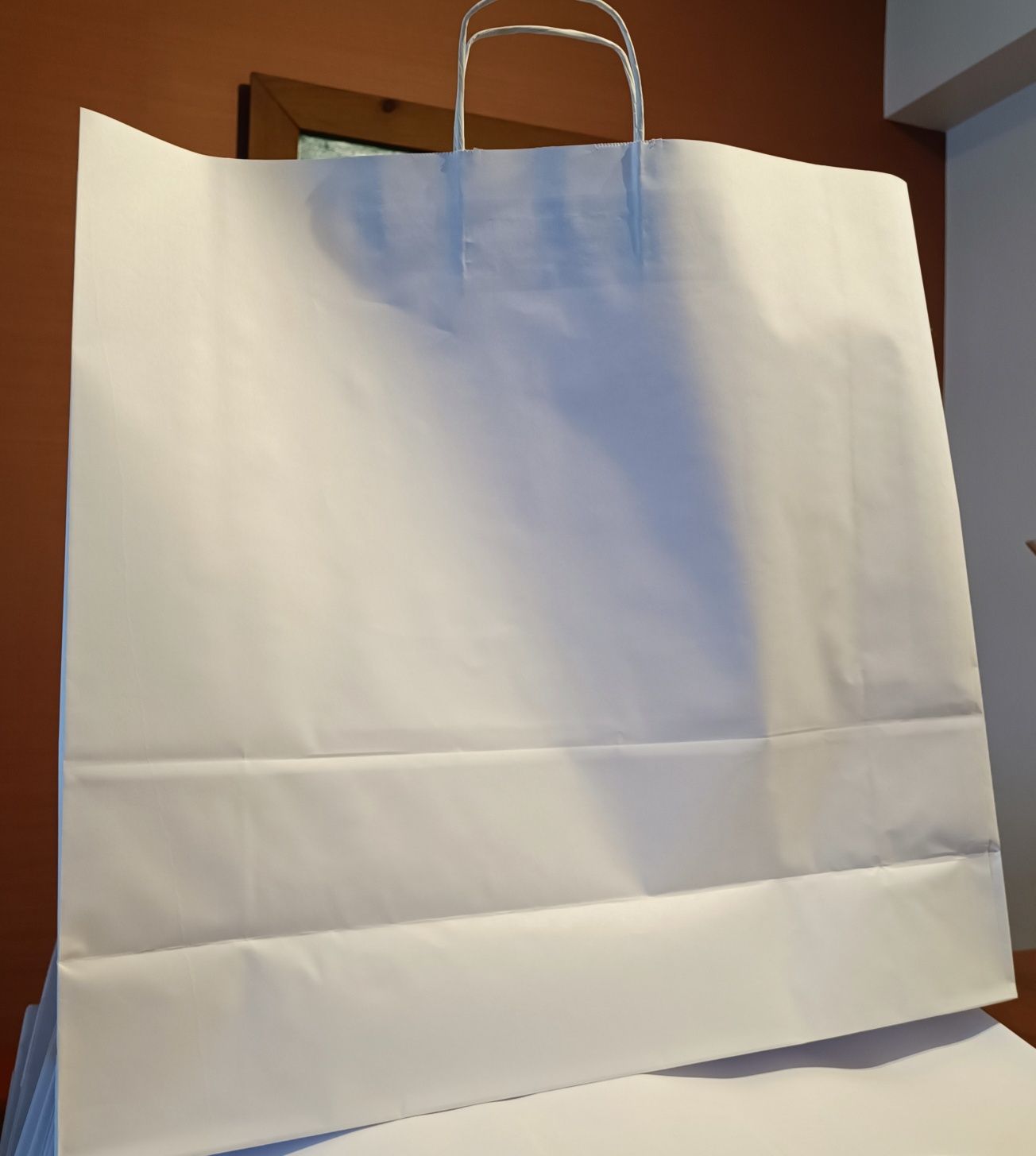 100 Sacos de Papel - Brancos - Grandes - BARATÍSSIMOS