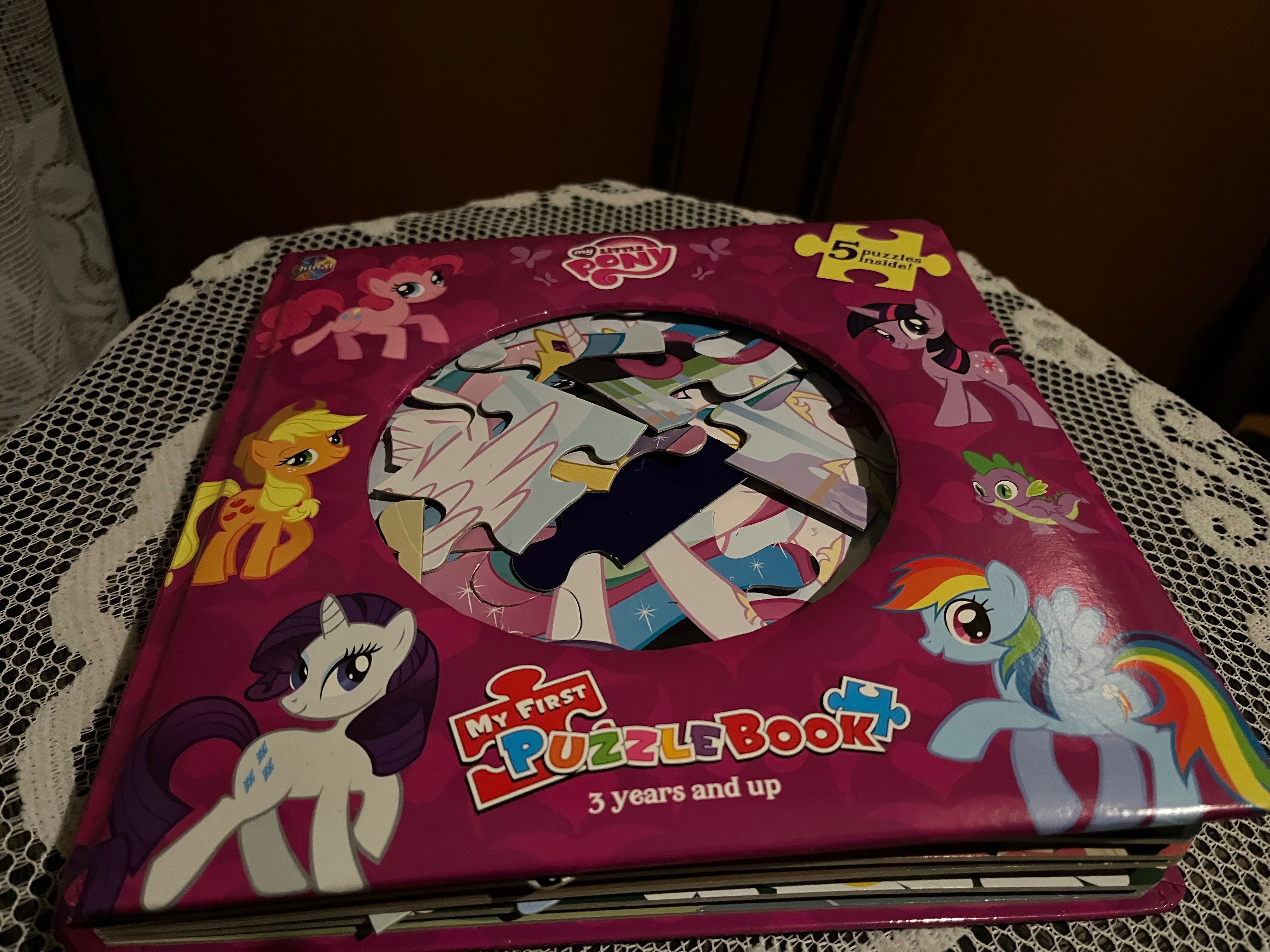 Puzzle my little pony 2w1 opowieść + puzzle 5 stron z puzzlami